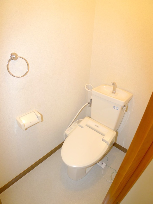 Toilet. Warm water washing toilet seat