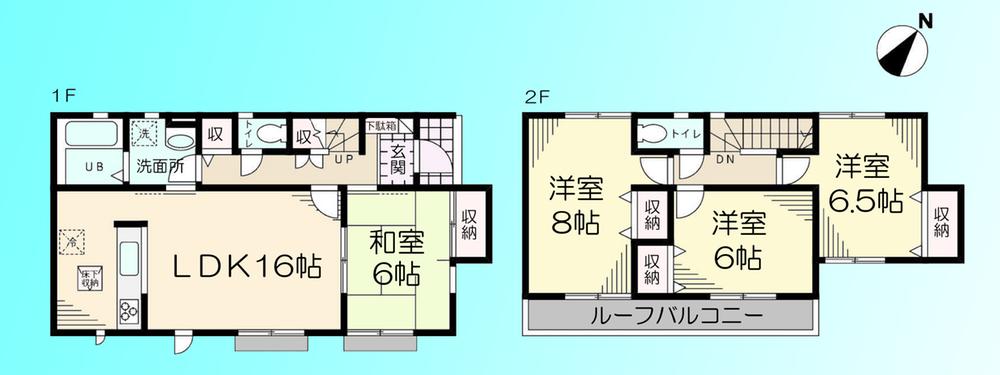Floor plan. 28.8 million yen, 4LDK, Land area 202.1 sq m , Building area 99.36 sq m