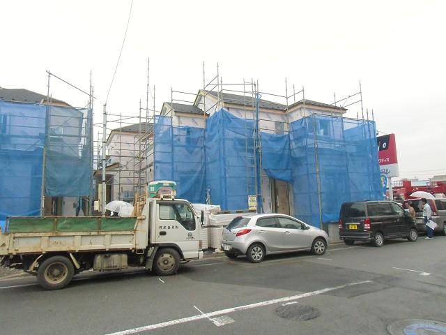 Local appearance photo. 1 ・ 2 Building site (October 29, 2013) Shooting