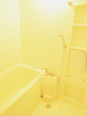 Bath. Bright colors of the bath