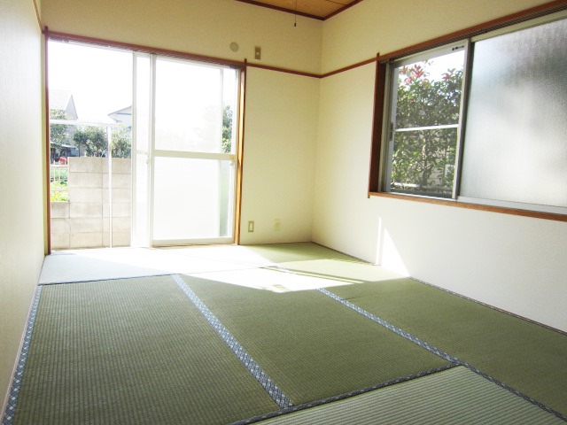 Living and room. Calm space of Japanese-style 6 quires