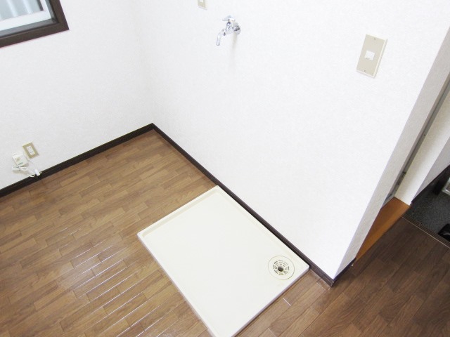 Other Equipment. Washing machine in the room of the peace of mind on a rainy day