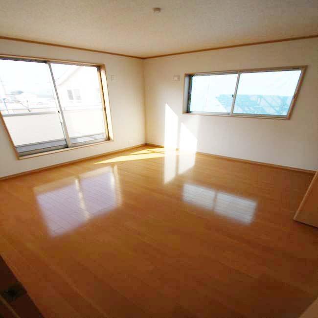 Model house photo. Zentominami facing shaping land spacious LDK16 ~ 20 Pledge large space popular counter kitchen to Tsuzukiai Japanese-style is attractive on the same day of your tour Allowed storage boast car space two (Building 3)