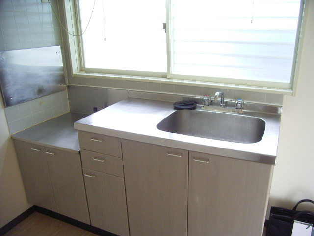 Kitchen. There is a window in the kitchen, You can also ventilation!