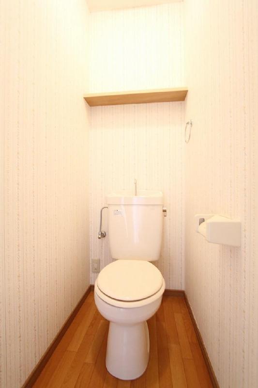 Toilet. Toilet have also on the second floor, Upper cupboard is also available convenient