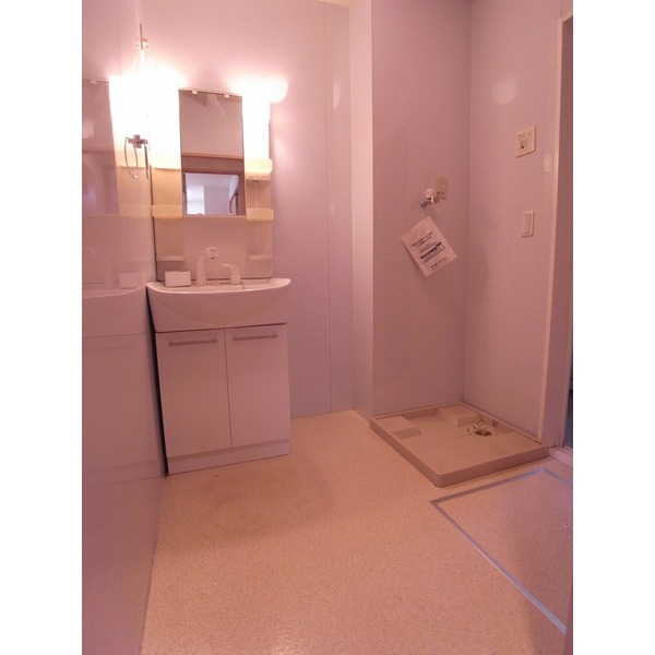 Washroom. Indoor Laundry Storage