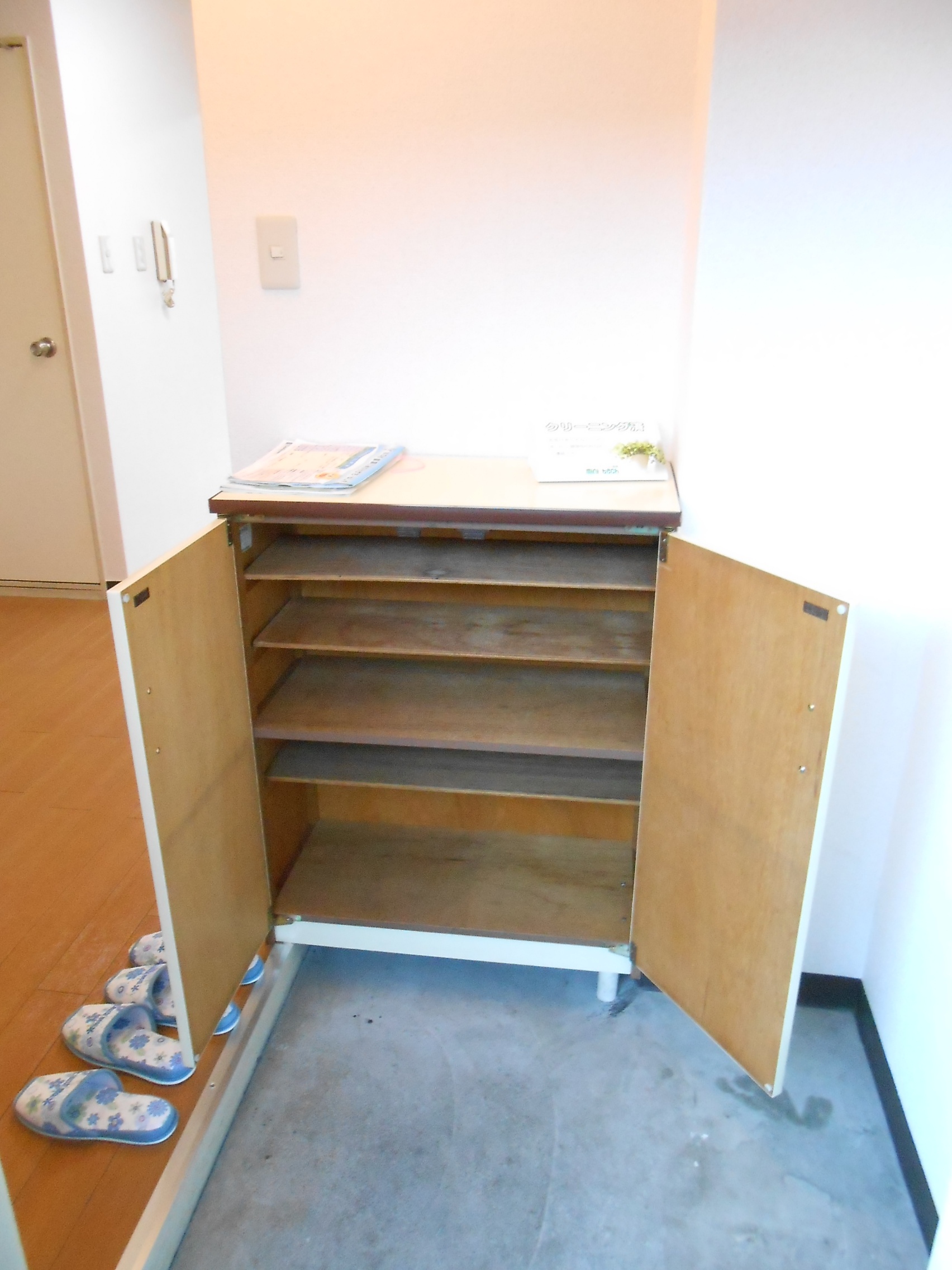 Entrance. There cupboard