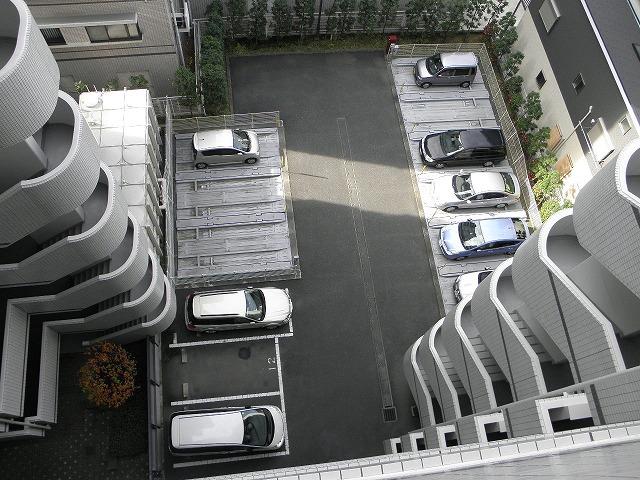 Parking lot. Common areas