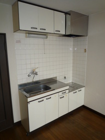 Kitchen. Kitchen can be installed a gas stove favorite