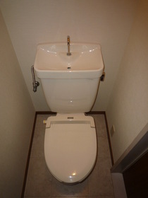 Toilet. WC Heating toilet seat