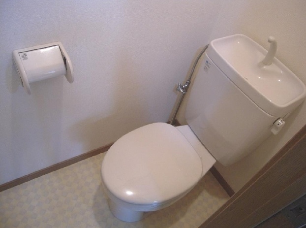 Toilet. Of course, bus toilet by