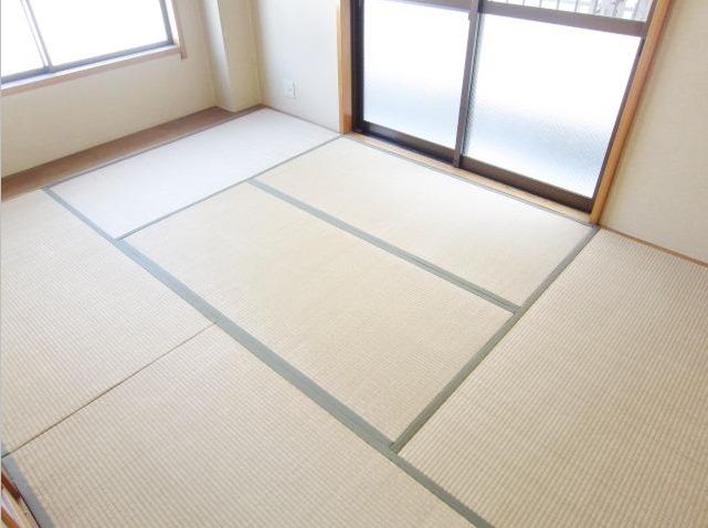 Living and room. Calm space of Japanese-style 6 quires