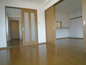 Living and room. Balcony side Western-style