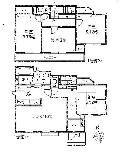 Floor plan. (1), Price 30,800,000 yen, 4LDK, Land area 149.98 sq m , Building area 97.09 sq m