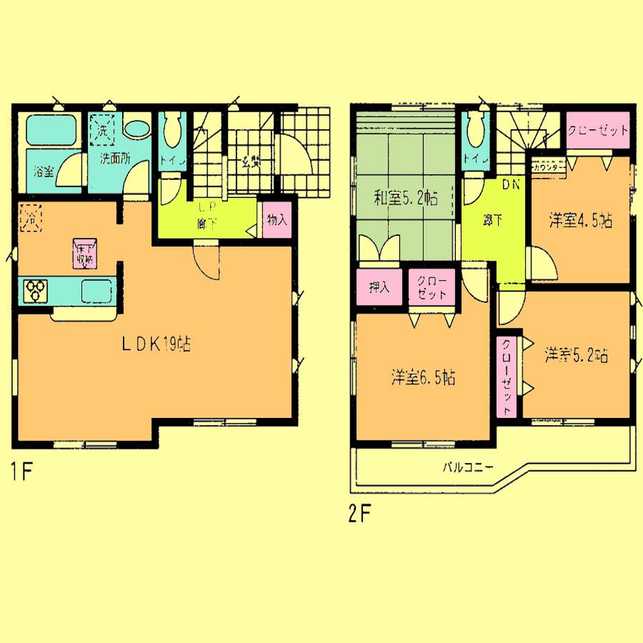 Floor plan. 28.8 million yen, 4LDK, Land area 114.09 sq m , Building area 93.15 sq m located view in addition to this, It will be provided by the hope of design books, such as layout.