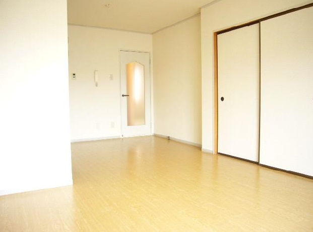 Living and room. Room where there is a feeling of cleanliness