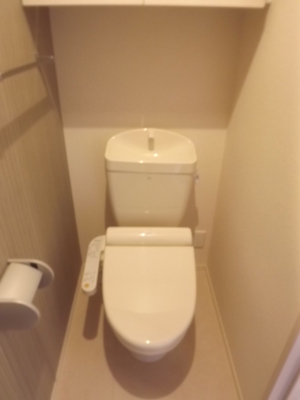 Toilet.  ☆ With warm water washing toilet seat ☆
