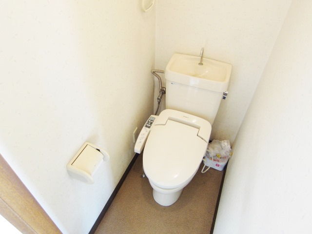 Toilet. Washlet Installed
