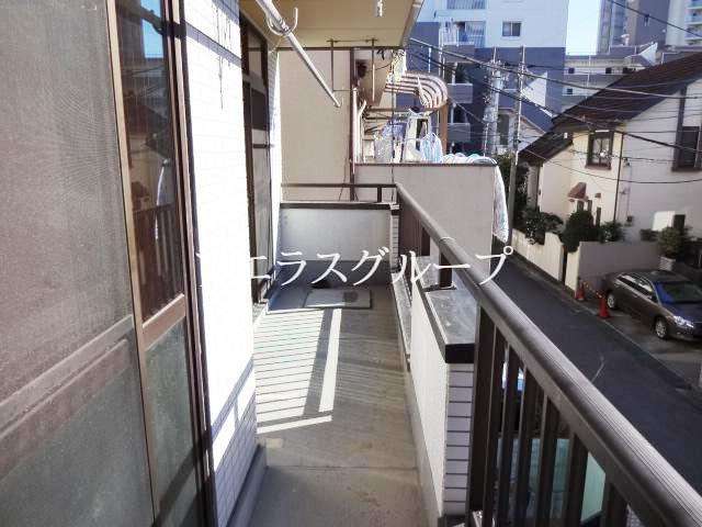 Balcony. Laundry is here