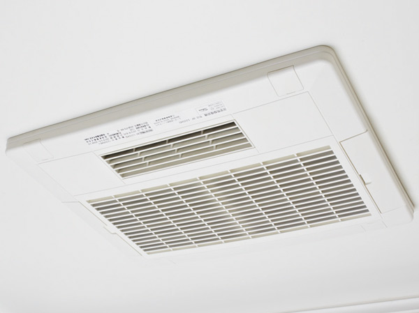 Bathing-wash room.  [Bathroom ventilation dryer] It can also be used to dry laundry on a rainy day, Also suppresses the generation of mold.