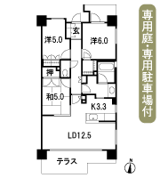 Floor: 3LDK + WIC, the occupied area: 72.14 sq m, Price: 34,200,000 yen, now on sale