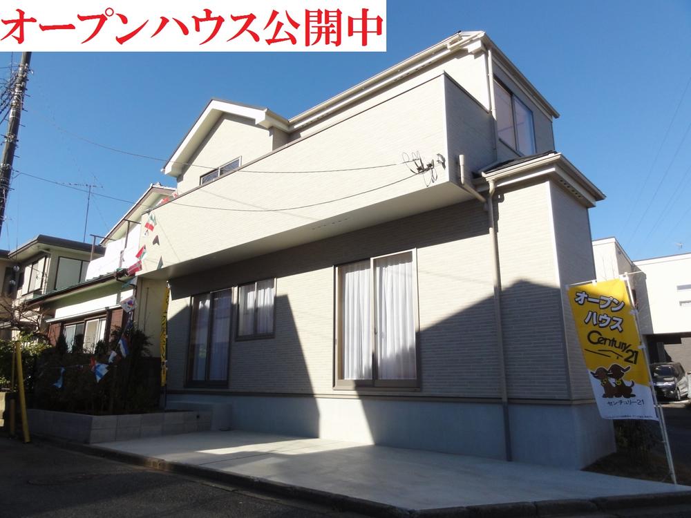 Local appearance photo. Open house!  Southeast corner lot!  "Hatogaya" station walk 11 minutes Zenshitsuminami direction South-facing bright LDK leisurely 17 Pledge House performance evaluation papers Flat 35S Available City gas This sewage