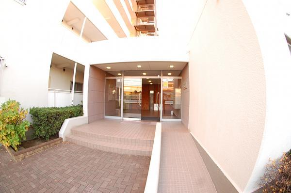 Entrance. Entrance with a slope