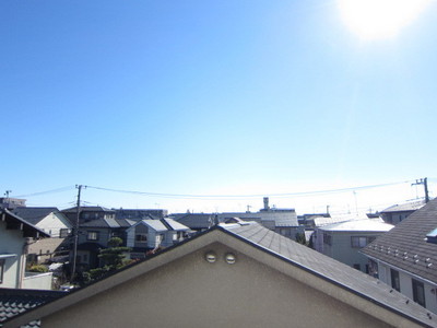 View. A view from the balcony