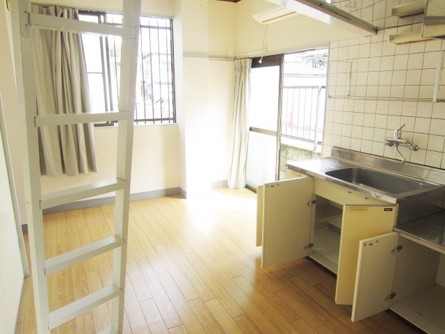 Living and room. Bright room in the sun