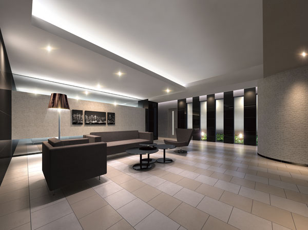 Shared facilities.  [Entrance hall] (Rendering)