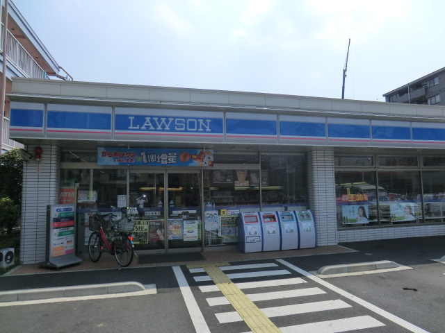 Convenience store. Lawson Kawaguchi 6-chome store up (convenience store) 517m