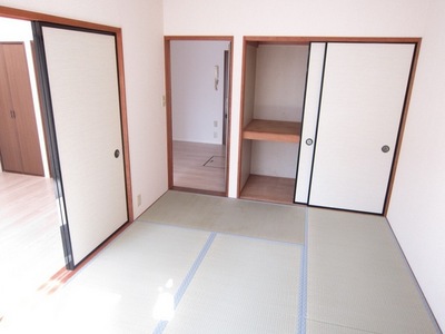 Living and room. It is a Japanese-style room with a closet