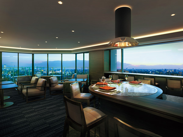 Shared facilities.  [Sky Lounge] Close to the space to be away from the everyday. It is provided in the 31-floor "Sky Lounge". It is a space which can taste to feel free to comfort a different air from the everyday. A view of the top floor unique panoramic stocks nestled like decoration hotel by the window, It will produce the moments immersed in the sense of openness and luxury. (Sky Lounge Rendering, The view, In fact a somewhat different in those subjected to some image processing from local adjacent building roof (the ground about 90m) to those obtained by photographing the south direction (February 2012 shooting). )