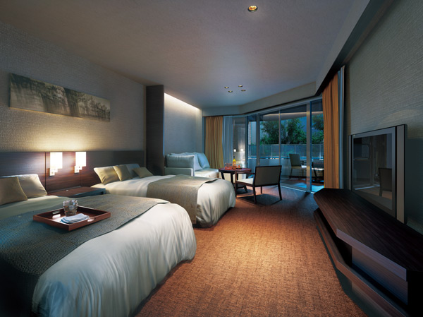 Building structure. Guest Room Rendering CG ( ※ 1) (use of public facilities there is a management contract (some fee))