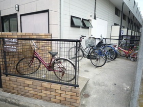 Other common areas. On-site with a bicycle parking lot