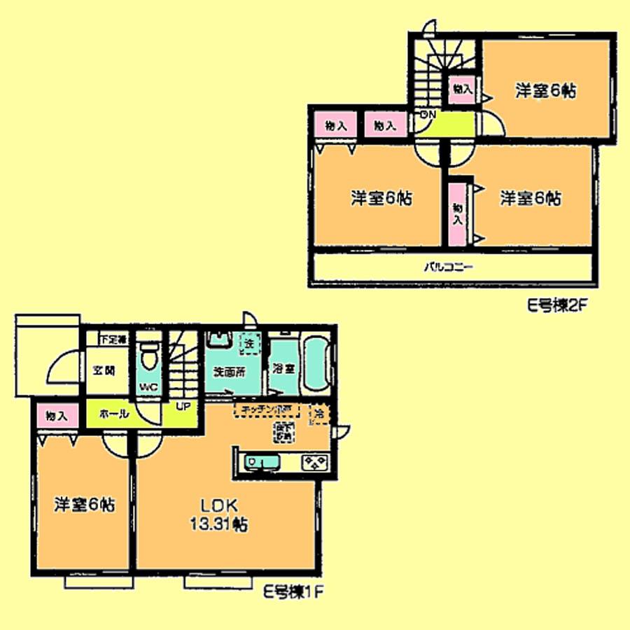 Floor plan. 26,800,000 yen, 4LDK, Land area 114.89 sq m , Building area 87.03 sq m located view in addition to this, It will be provided by the hope of design books, such as layout.