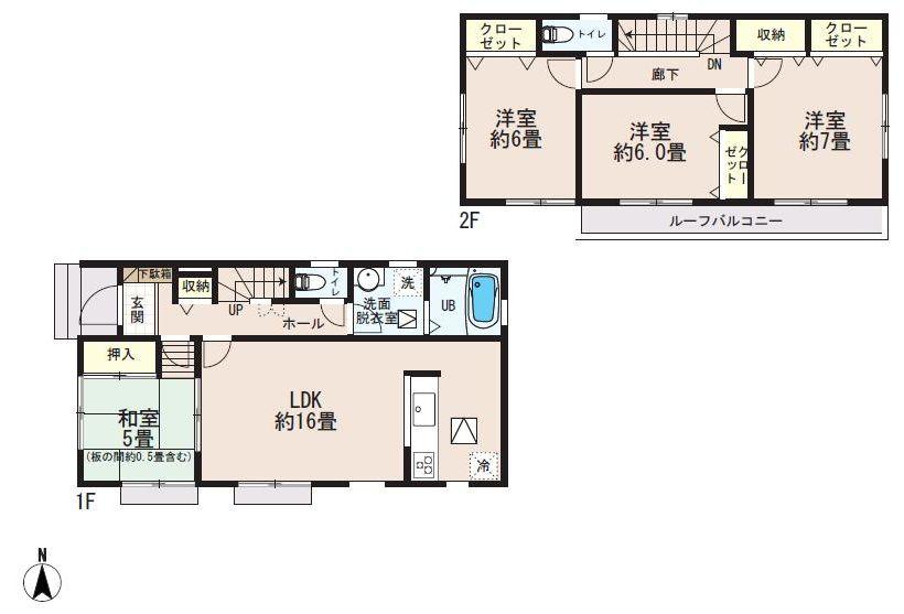 Floor plan. 29,800,000 yen, 4LDK, Land area 120.58 sq m , Building area 98.53 sq m