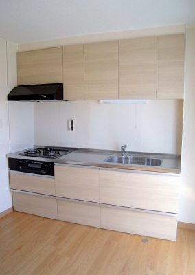 Kitchen. System kitchen new replaced.