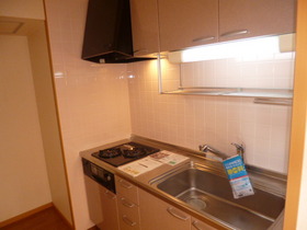 Kitchen. Independent kitchen ・ Two-burner gas system Kitchen