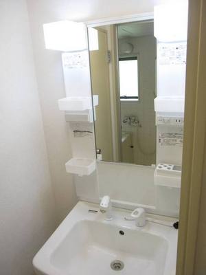 Washroom. Shampoo is Dresser new