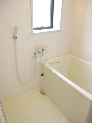 Bath. There is a window in the bath