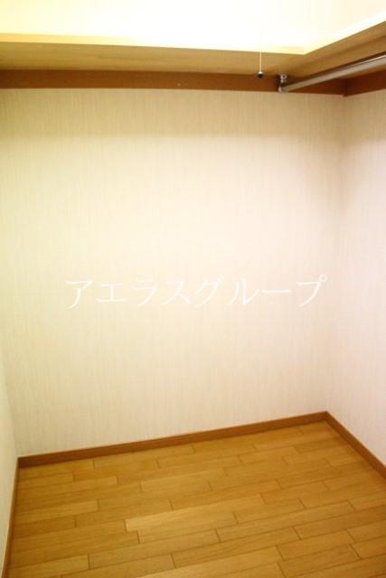 Receipt. A rich storage of closet.