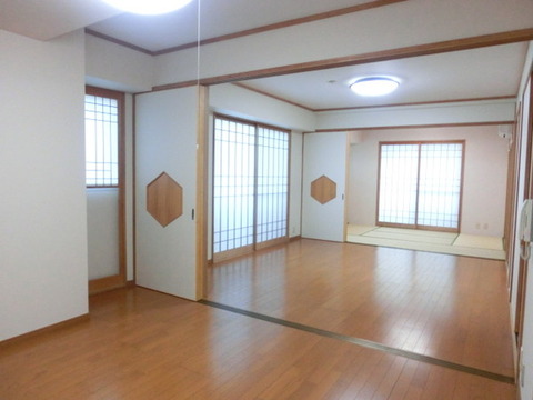 Living and room. Western style room