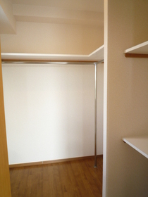 Living and room. Walk-in closet