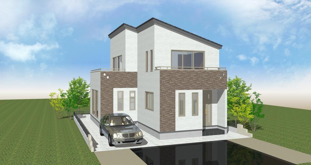 Building plan example (Perth ・ appearance). Building plan example (E compartment) Building price 13 million yen, Building area 102.87 sq m