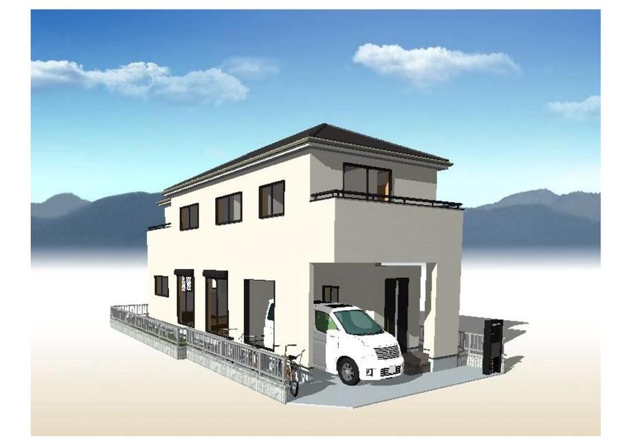 Building plan example (Perth ・ appearance). There is reference plan of 4LDK.