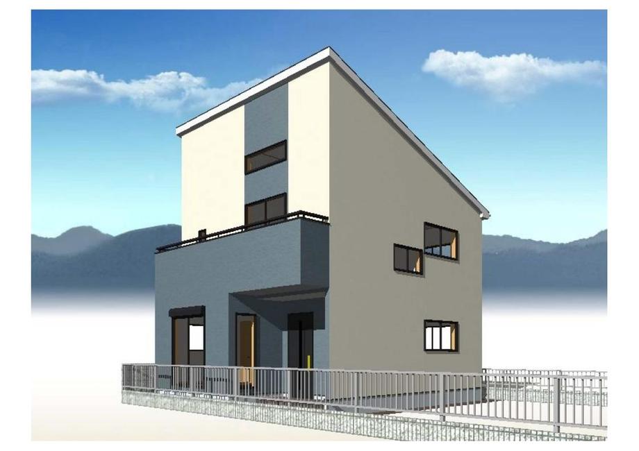 Building plan example (Perth ・ appearance). There is reference plan of 4LDK.