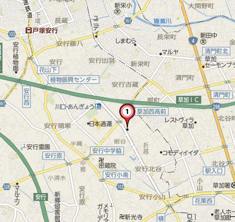Local guide map. Car navigation system Search "Kawaguchi Oaza Angyohara 715"