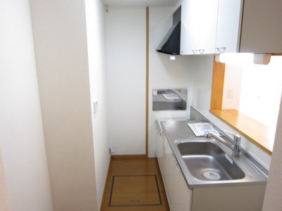 Kitchen. Easy-to-use face-to-face kitchen