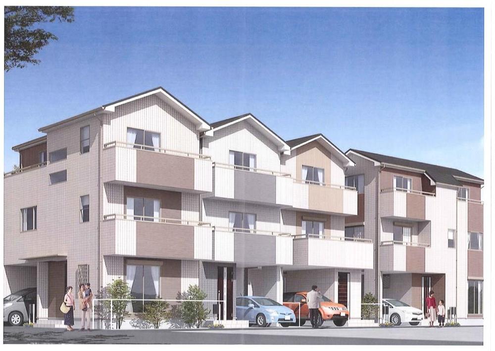 Rendering (appearance).  [The entire Rendering] Front road width 8.4m